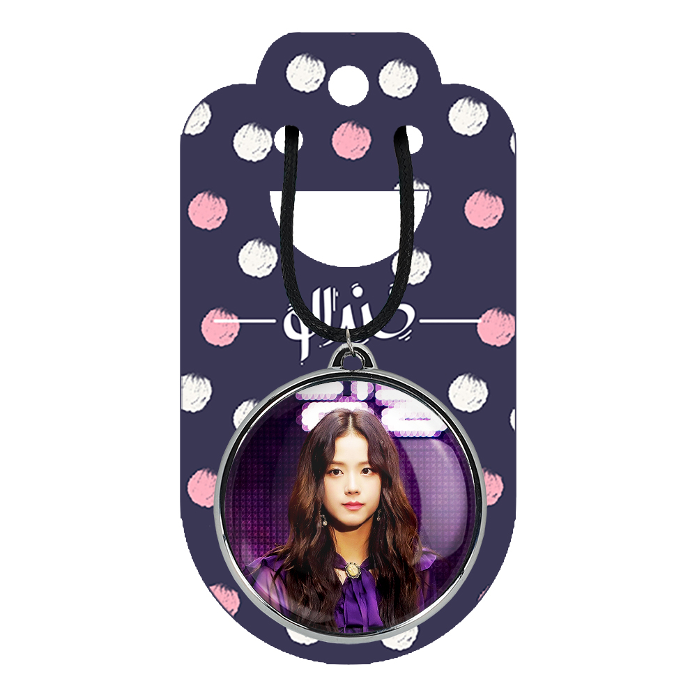 گردنبند خندالو مدل جیسو بلک پینک کد 1421714224