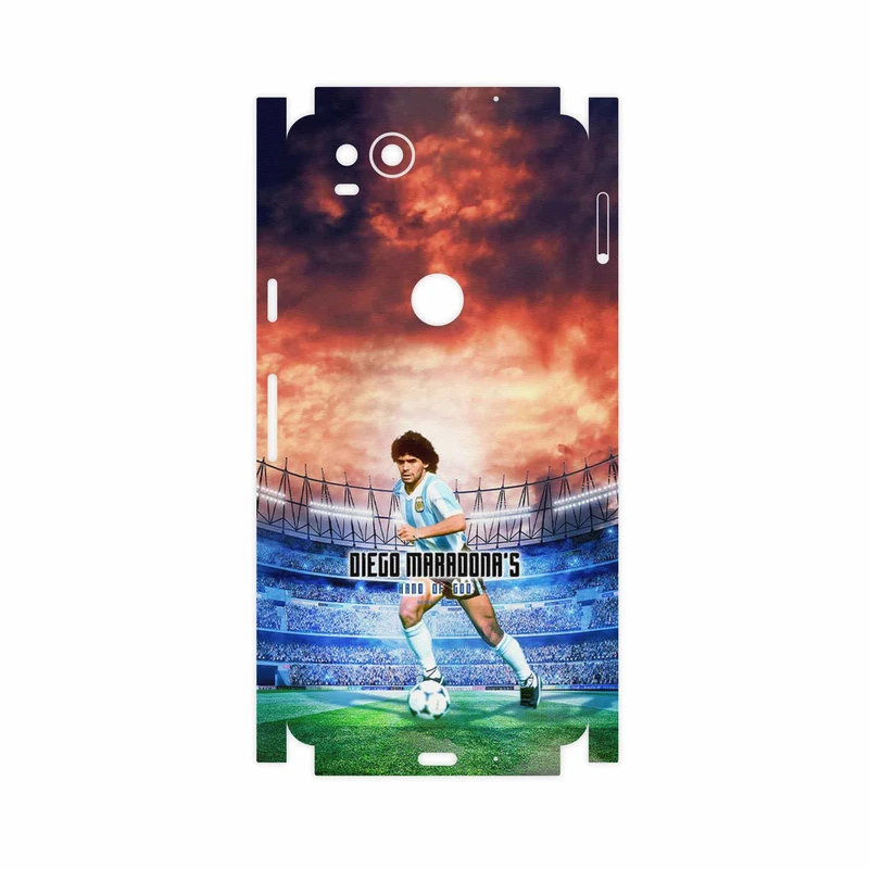 برچسب پوششی ماهوت مدل Diego Maradona-FullSkin مناسب برای گوشی موبایل گوگل Pixel 2