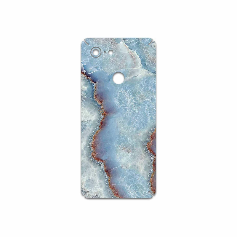 برچسب پوششی ماهوت مدل Blue Ocean Marble مناسب برای گوشی موبایل گوگل Pixel 3