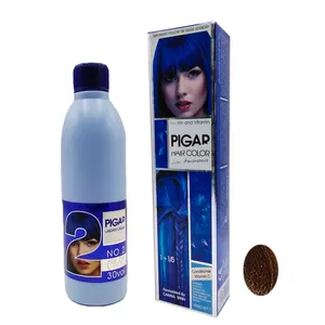 رنگ مو پیگار شماره Te6(7.732) حجم 100میلی لیتر رنگ چای سرد به همراه اکسیدان نه درصدی حجم 150میلی لیتر