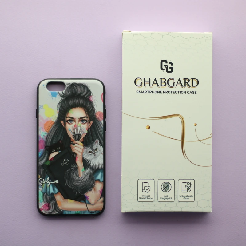 کاور قاب گارد مدل دورژله ای دخترانه مناسب برای گوشی موبایل اپل iPhone 6 / 6s