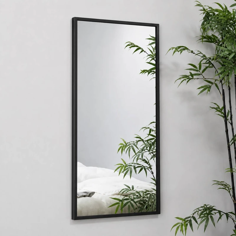 آینه دیواری مدل نیم قدی کد H64