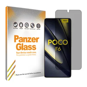 Panzer Glass Resistant model privacy screen protector suitable for Xiaomi Poco F6 mobile phone