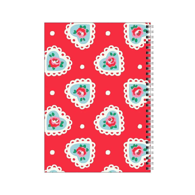 دفتر مشق 100 برگ بامبیلیپ طرح پترن رز قلبی کد 7552539