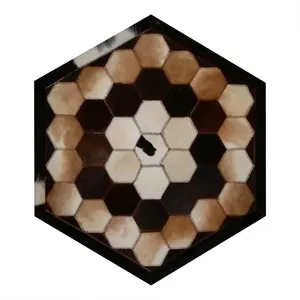 کلاژ فرش پوست و چرم کمالی مدل AD-00443