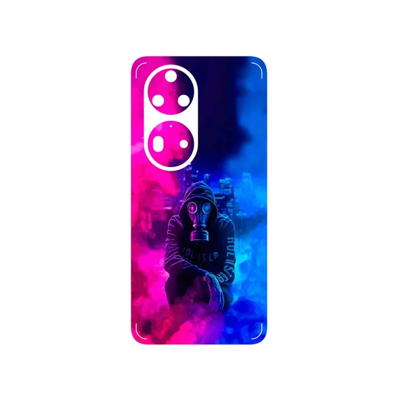 برچسب پوششی ماهوت مدل Smoke Rainbow Digital Art 2 مناسب برای گوشی موبایل هوآوی P50 Pro