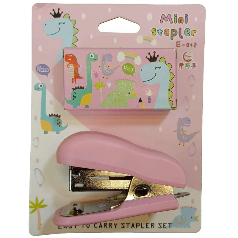 منگنه مدل فانتزی طرح دایناسور به همراه سوزن منگنه منگنه مدل فانتزی طرح دایناسور به همراه سوزن منگنه