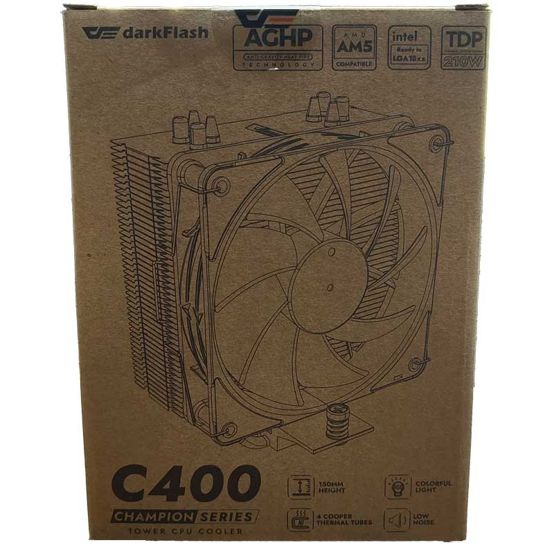 سیستم خنک‌کننده بادی دارک فلش مدل C400 ARGB