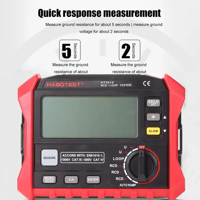 دستگاه تستر RCD/LOOP هابوتست مدل HT5910