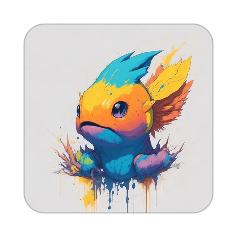 زیر لیوانی کاکتی طرح حیوانات رنگی مدل mp26342