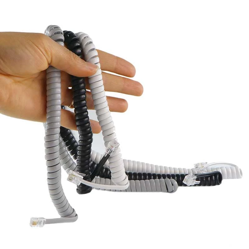 عکس شماره 2 : کابل تلفن فنری مدل هایفون طول 1.5 متر