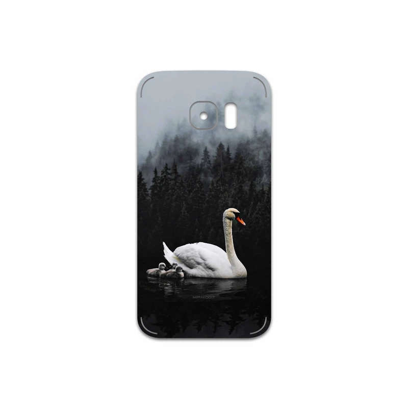 برچسب پوششی ماهوت مدل Swan Lake مناسب برای گوشی موبایل سامسونگ Galaxy S7
