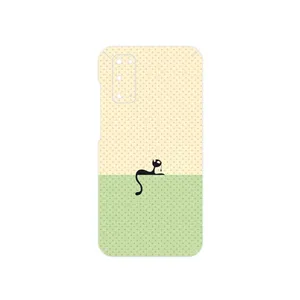 MAHOOT Minimal Internet Cat Icon Cover Sticker for Samsung Galaxy S20