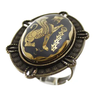 انگشتر زنانه مدل شیربالدار کد 1907