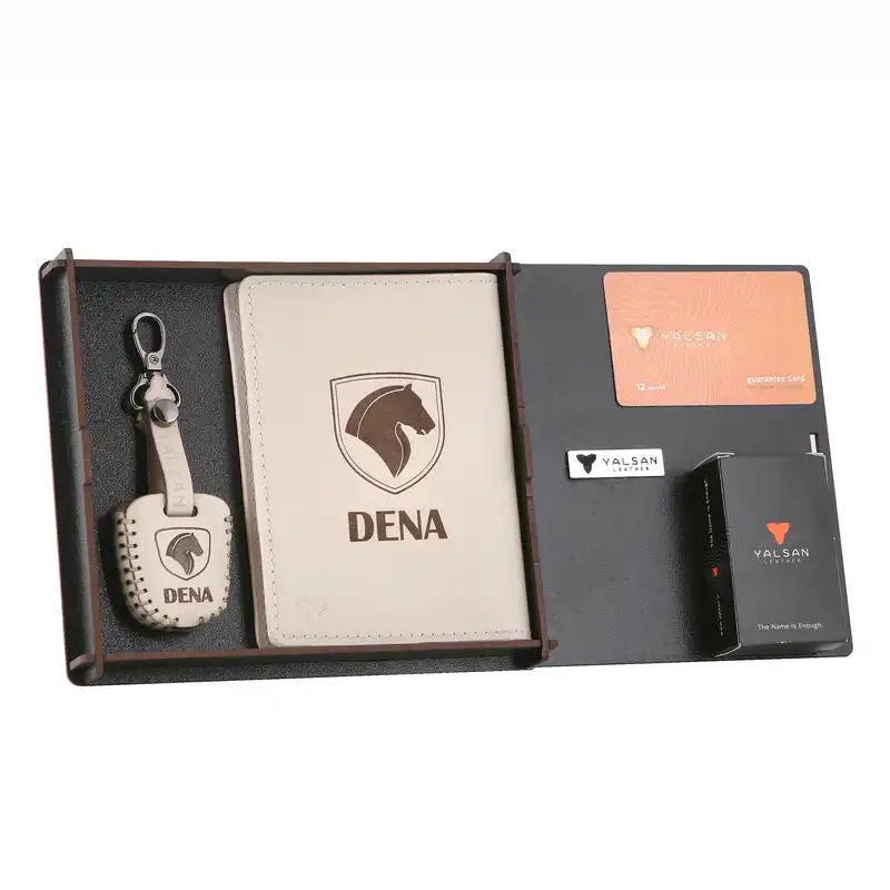 ست هدیه چرم یلسان کد SET-300-05-GS