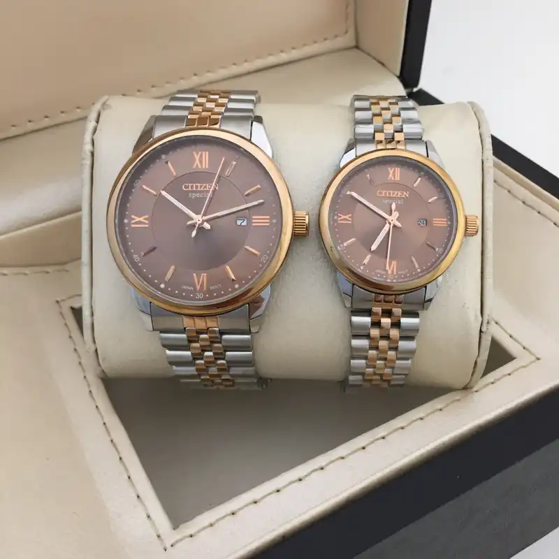 ست ساعت مچی عقربه ای زنانه و مردانه مدل CitiTak01