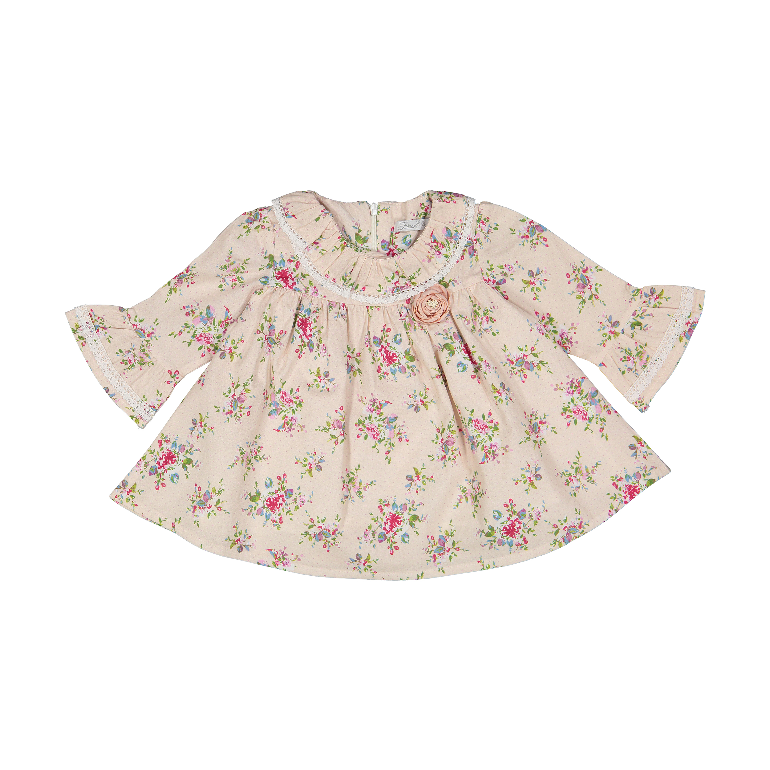 پیراهن نوزادی دخترانه فیورلا مدل 22702-09