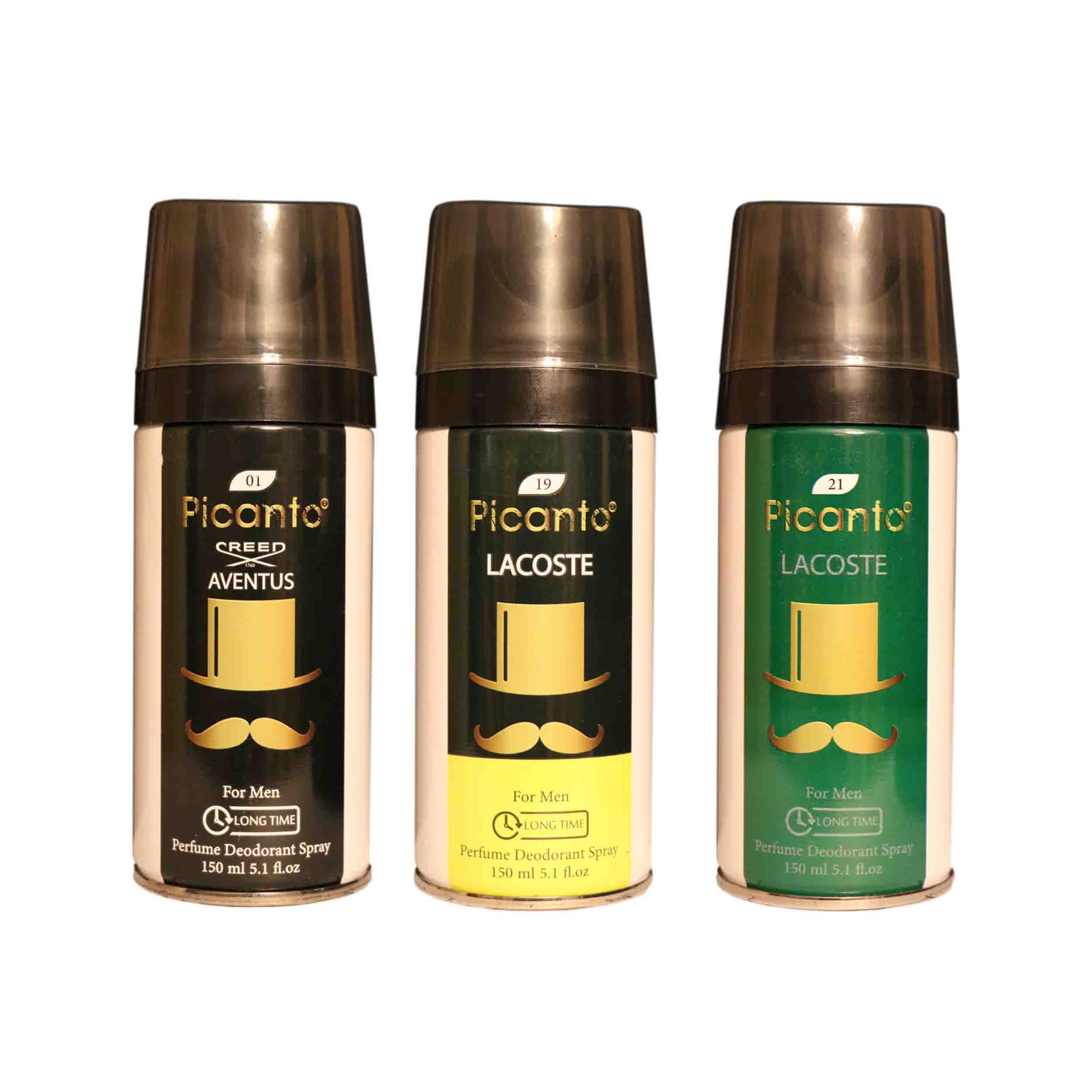 اسپری خوشبو کننده بدن مردانه پیکانتو مدل P17 حجم 150 میلی لیتر مجموعه 3 عددی