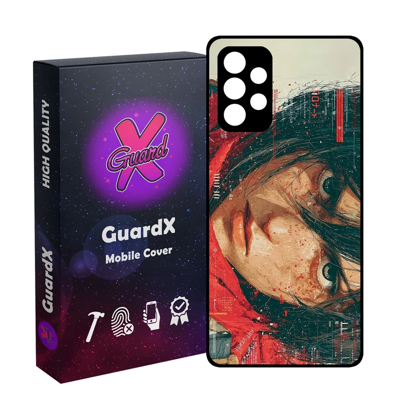 کاور گارد ایکس طرح دختر مدل 10939 مناسب برای گوشی موبایل سامسونگ Galaxy A32 4G