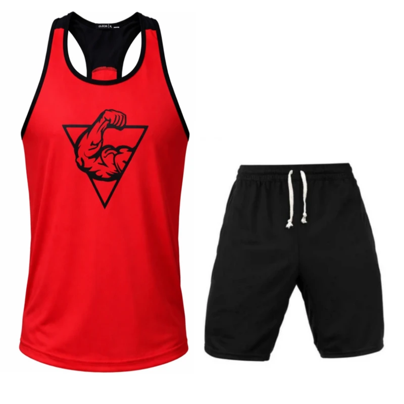 ست تاپ و شلوارک ورزشی مردانه اولسون مدل Bs15