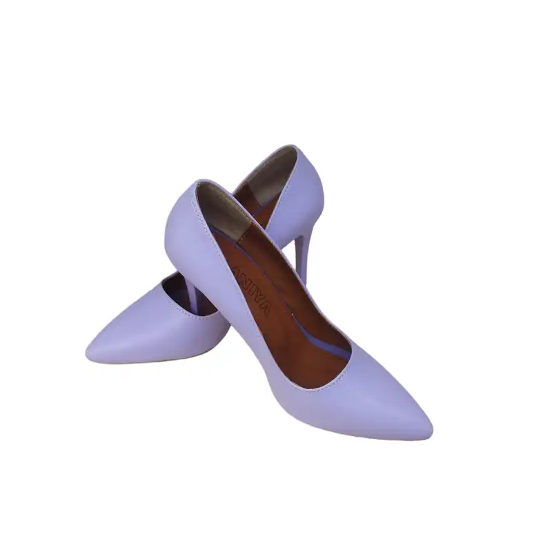 کفش زنانه مدل لودوشکای 09 بیاله رنگ یاسی