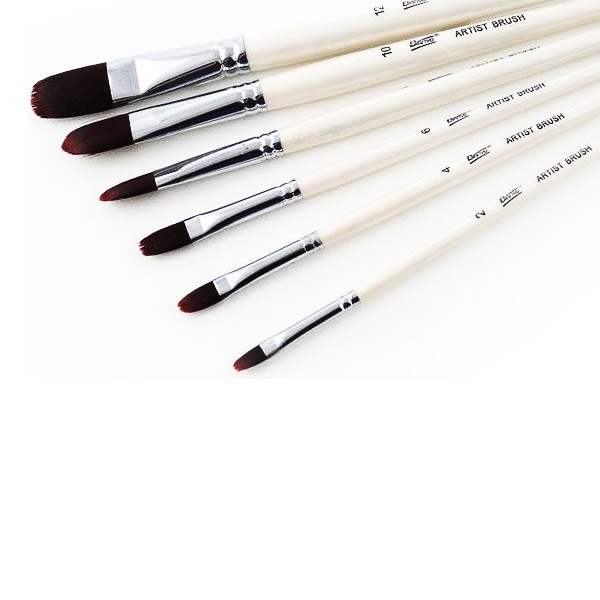 قلم مو زبان گربه ای مدل 01 مجموعه 6 عددی