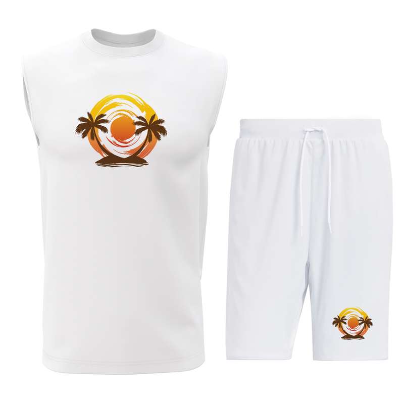 ست تاپ و شلوارک مردانه مدل Q006W