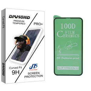JF Diamond glass Screen Protector For apple iphone x/xs/11pro
