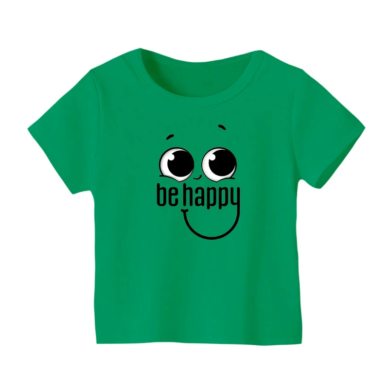 تی شرت آستین کوتاه بچگانه مدل شاد باش