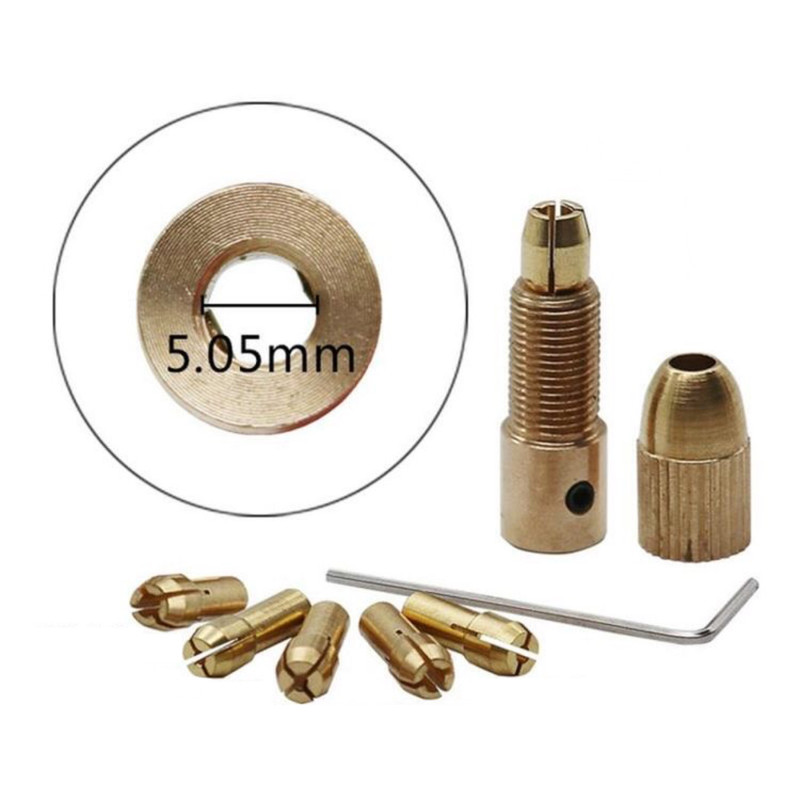 سه نظام کد PV8 شفت 5 به همراه کولت مینیاتوری مجموعه 7 عددی سه نظام کد PV8 شفت 5 به همراه کولت مینیاتوری مجموعه 7 عددی