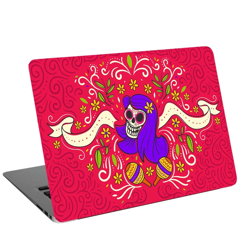 استیکر لپ تاپ طرح  Woman Day Dead کد G-275 مناسب برای لپ تاپ 15.6 اینچ