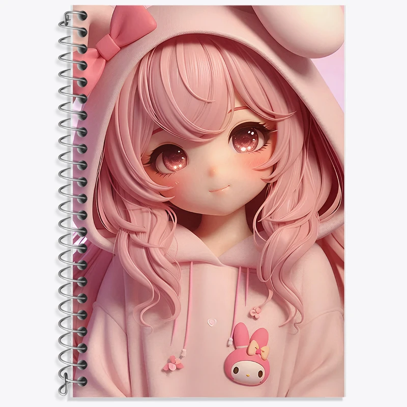 دفتر لغت 50 برگ خندالو طرح دخترانه کیوت کد F6057