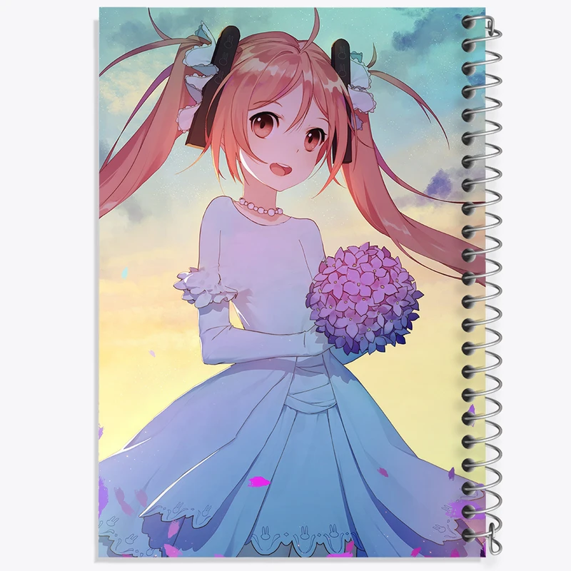 دفتر شطرنجی 50 برگ خندالو مدل انجو انیمه گلوله سیاه کد 35861