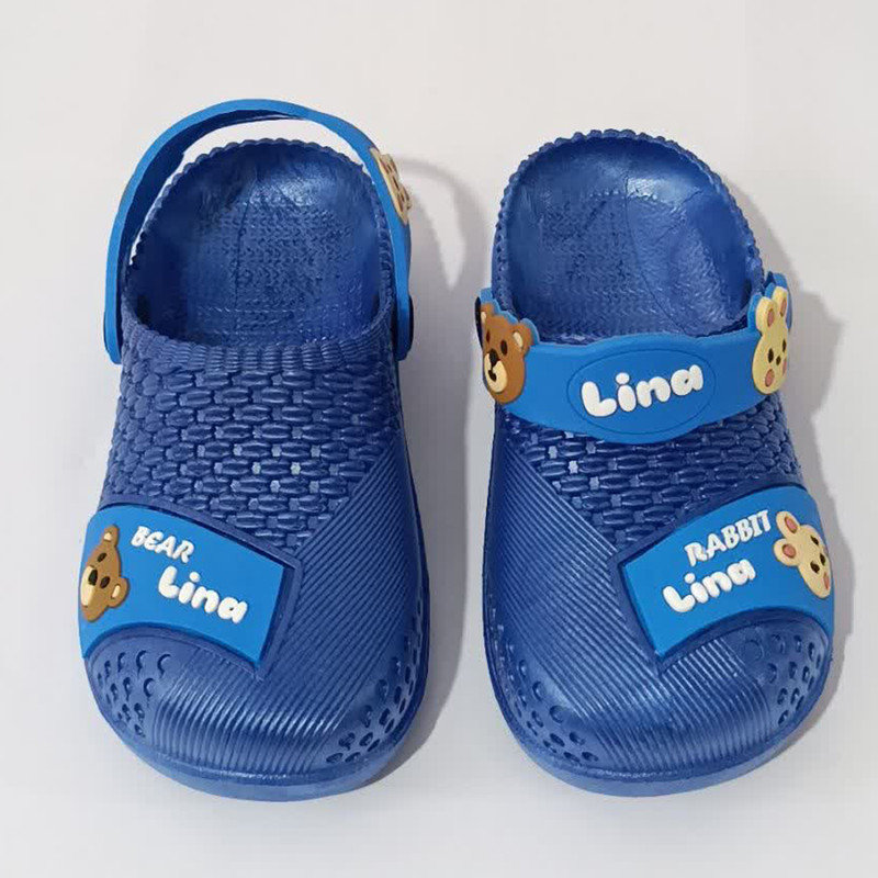 دمپایی حمام بچگانه مدل جلو بسته ازوکا لینا A