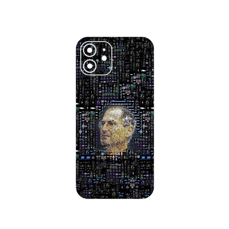 برچسب پوششی ماهوت مدل 2 Collage of Steve Jobs مناسب برای گوشی موبایل اپل iPhone 12