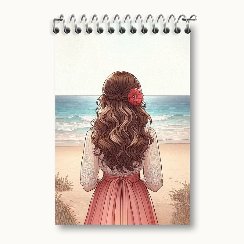 دفتر یادداشت 50 برگ خندالو مدل دخترانه کد F2251