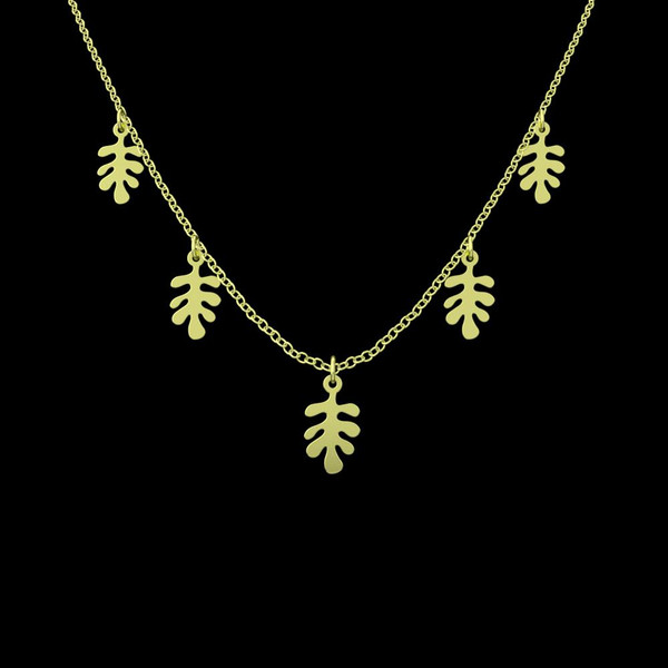 گردنبند طلا 18 عیار زنانه مدوپد مدل هندسی کد RNA15113