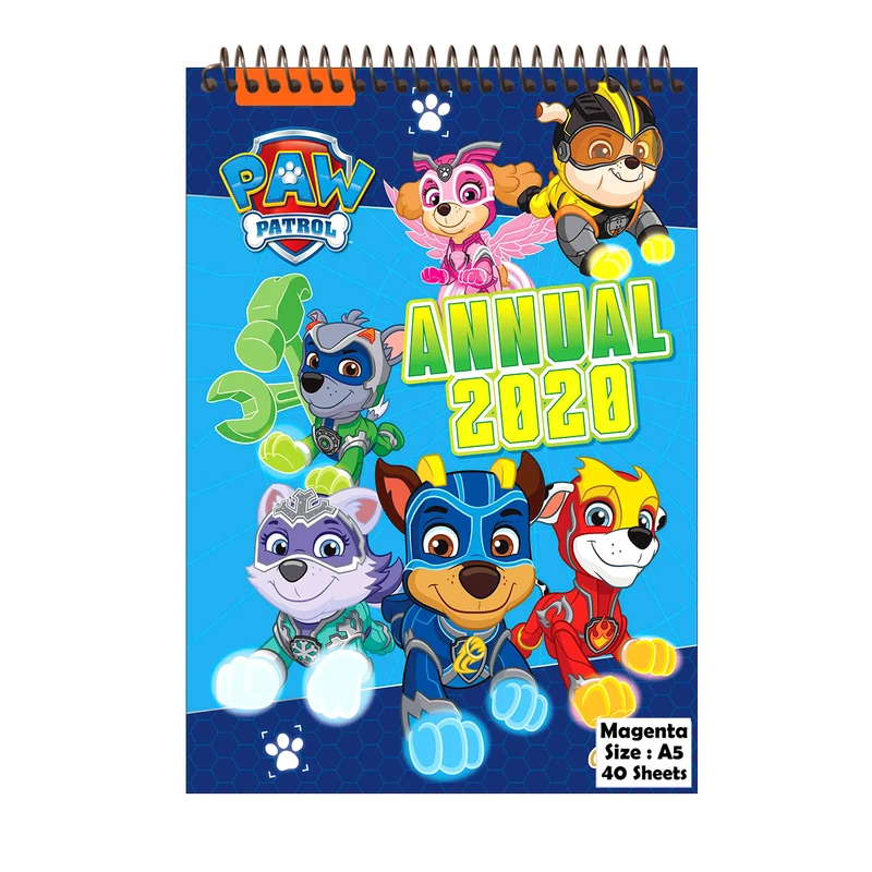 دفتر نقاشی مجنتا طرح سگهای نگهبان کد 0025