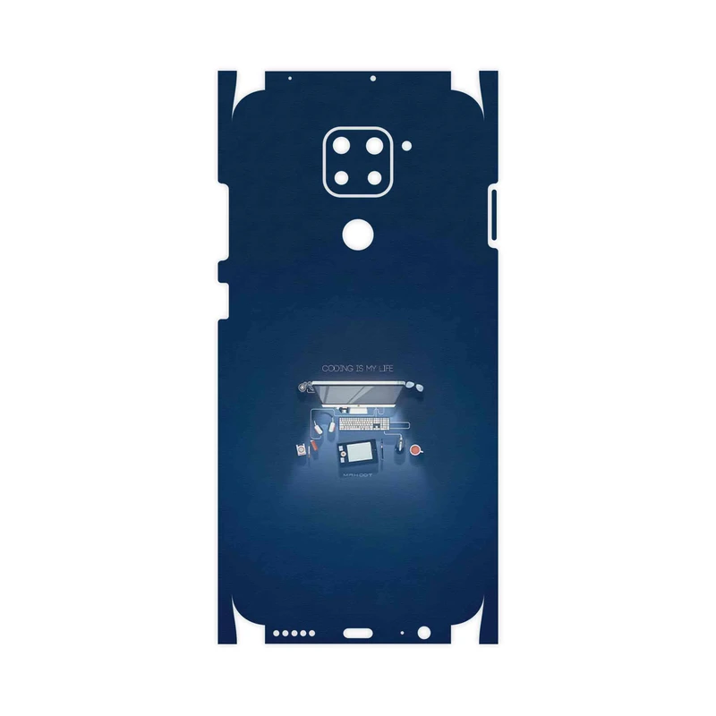 برچسب پوششی ماهوت مدل Programming 3-FullSkin مناسب برای گوشی موبایل شیائومی Redmi Note 9