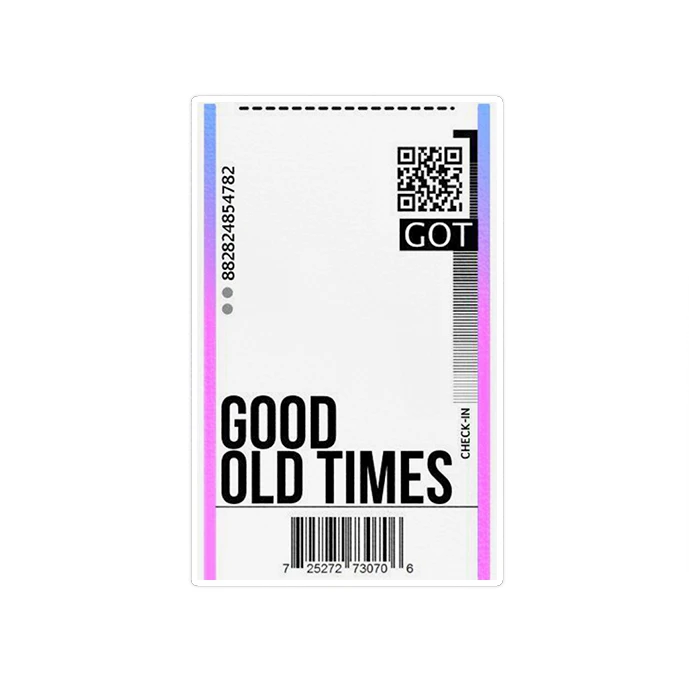 استیکر لپ تاپ ماسا دیزاین طرح TIMES مدل STK1639