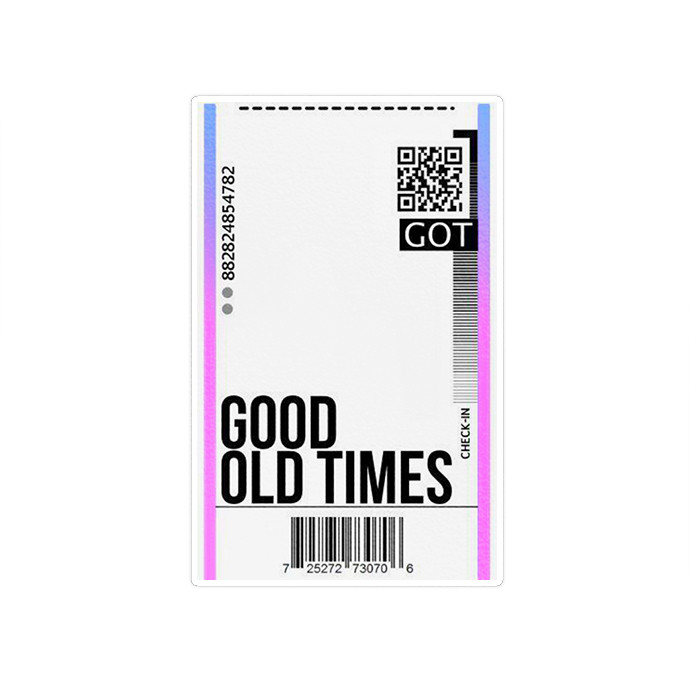 استیکر لپ تاپ ماسا دیزاین طرح TIMES مدل STK1639