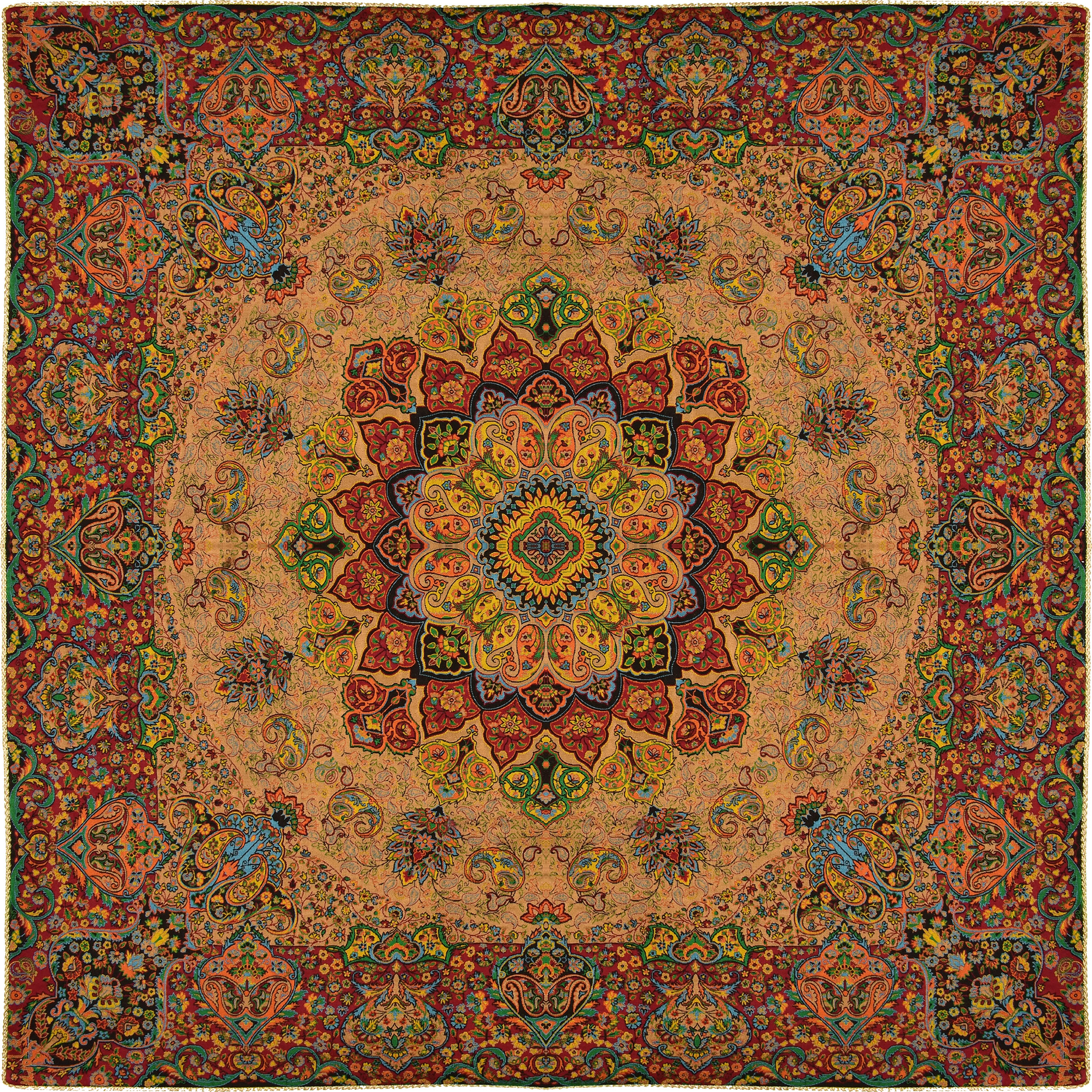 رومیزی ترمه طرح کیمیا کد 1