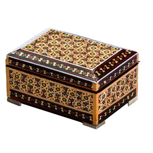 جعبه جواهرات خاتم کاری کد 7550111