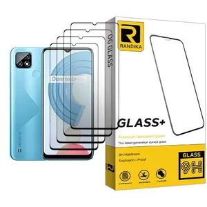Randika Randika Glass MIX004 Screen Protector For Realme C21 Pack Of 4