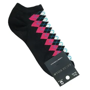 جوراب بچگانه طرح لوزی کد 3640