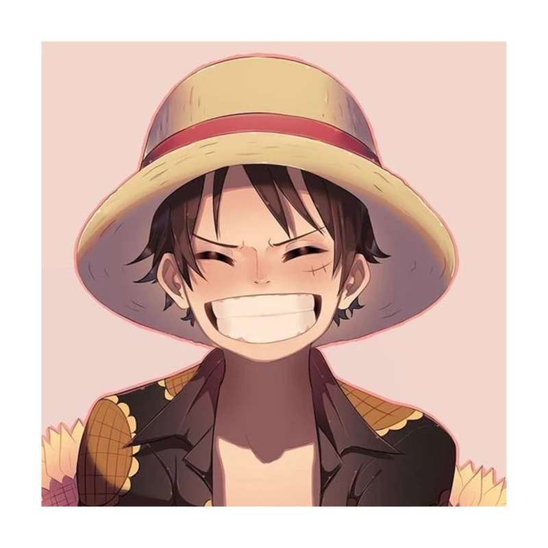 استیکر لپ تاپ و موبایل مدل انیمه طرح مانکی دی لوفی کد 195