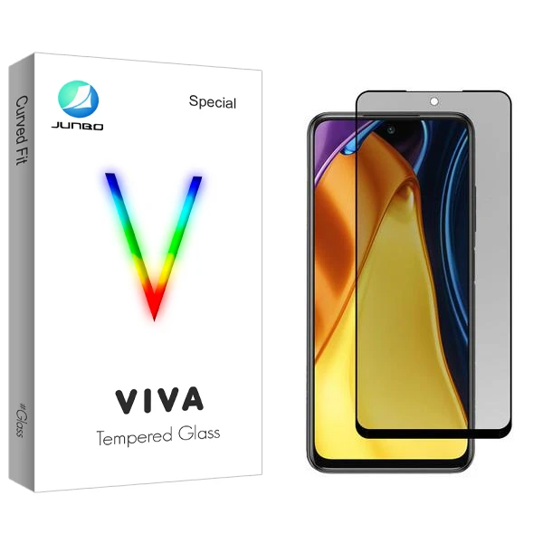 محافظ صفحه نمایش حریم شخصی جانبو مدل Viva مناسب برای گوشی موبایل شیائومی Poco M3 Pro 4G