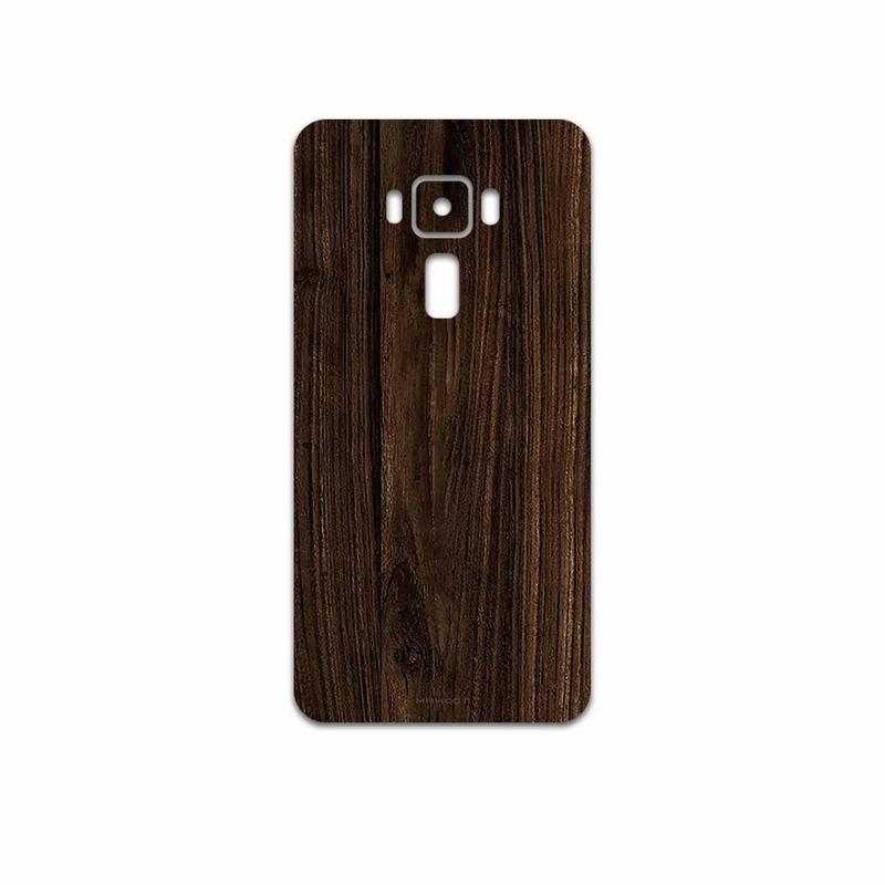 برچسب پوششی ماهوت مدل Dark Walnut Wood مناسب برای گوشی موبایل ایسوس Zenfone 3 Laser ZC551KL