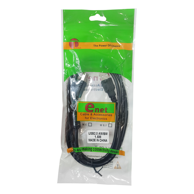 کابل USB پرینتر ای نت مدل EN-BM150 طول 1.5 متر 1