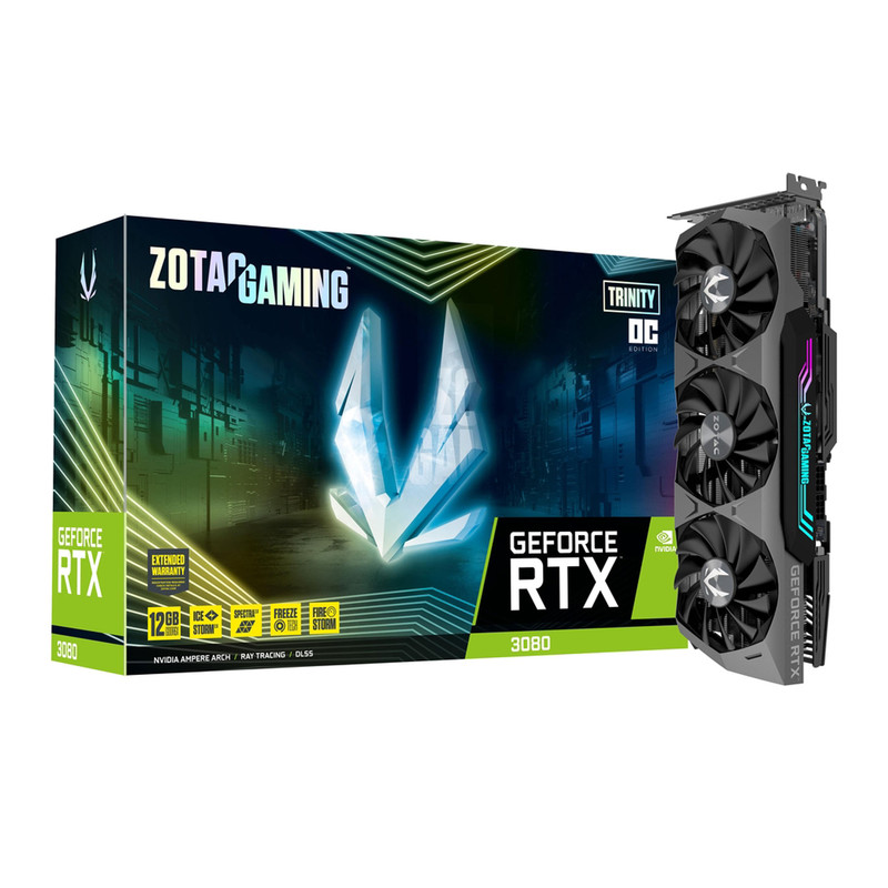 کارت گرافیک زوتک مدل GAMING GeForce RTX 3080 Trinity OC LHR 12GB